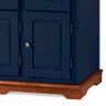 Balcão Buffet 3 Portas 2 Gavetas Manchester 2001 Linz Móveis - Azul Petróleo/Imbuia - 3