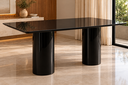 Ver imagem 4 de Mesa de Jantar Retangular 150x90cm - Dupla Base Cilíndrica Nix Designer