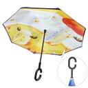 Ver imagem 2 de Guarda Chuva Pequeno Abre e Fecha Invertido Contrário 1 LQ-608P1