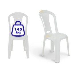 Mesa de Plástico Quadrada Tambaú Plast Empilhável com 4 Cadeiras - 5