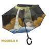 Guarda Chuva Pequeno Abre e Fecha Invertido Contrário 8 LQ-608P8 - 1