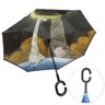 Guarda Chuva Pequeno Abre e Fecha Invertido Contrário 8 LQ-608P8 - 2