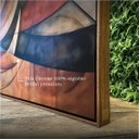 Ver imagem 5 de Quadro Abstrato Harmonia Florescer da Alma - 93x63 Cm Moldura Amadeirada