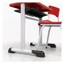 Ver imagem 4 de Kit Escolar Individual – (Mesa e Cadeira) – Infantil 03 a 06 Anos – Realplast - Cor Vermelho - 41090