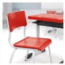 Ver imagem 2 de Kit Escolar Individual – (Mesa e Cadeira) – Infantil 03 a 06 Anos – Realplast - Cor Vermelho - 41090