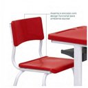Ver imagem 7 de Kit Escolar Individual – (Mesa e Cadeira) – Infantil 03 a 06 Anos – Realplast - Cor Vermelho - 41090