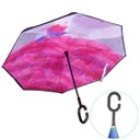 Ver imagem 2 de Guarda Chuva Pequeno Abre e Fecha Invertido Contrário 15 LQ-608P15