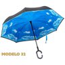 Guarda Chuva Abre e Fecha Invertido Contrário Umbrella 32 LQ-508F32 - 1