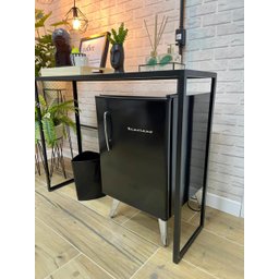 Aparador Luxo Estilo Industrial Prateleira Ferro e Madeira Escritório Home Office - 3