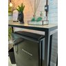 Aparador Luxo Estilo Industrial Prateleira Ferro e Madeira Escritório Home Office - 2