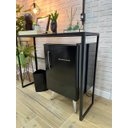 Ver imagem 3 de Aparador Luxo Estilo Industrial Prateleira Ferro e Madeira Escritório Home Office