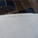 Ver imagem 2 de Tapete de couro redondo marrom café 1,80 diâmetro sem bordas