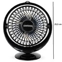 Ver imagem 3 de Mini Ventilador de Mesa 7,5W 2 Velocidades Preto Inclinação Ajustável Bivolt