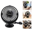Ver imagem 6 de Mini Ventilador de Mesa 7,5W 2 Velocidades Preto Inclinação Ajustável Bivolt