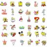 50 Adesivos Bob Esponja Variados Decorção Caderno Geladeira - 4