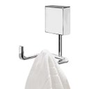 Ver imagem 2 de Gancho Cabide Duplo Toalheiro Fixação Por Parafusos Cromado - Wp Connect