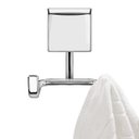 Ver imagem 3 de Gancho Cabide Duplo Toalheiro Fixação Por Parafusos Cromado - Wp Connect