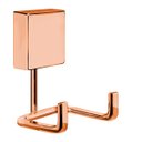 Ver imagem 1 de Gancho Cabide Duplo Toalheiro Fixação Por Parafusos Rosé Gold - Wp Connect