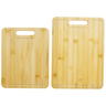 2 Tabuas de Carne Madeira Bambu Churrasco Grande Media Kala - 1
