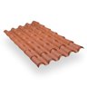 Telha Pvc Colonial 2,30x0,88 Cor Ceramica Itec - 1