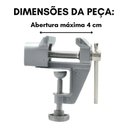 Ver imagem 2 de Mini Morsa de Bancada 40mm Ferramentas Ipiranga