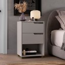 Ver imagem 1 de Mesa Cabeceira 2 Gavetas L45xa69cm