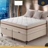 Cama Box Baú + Colchão Queen Classic Molas Pocket 158x198x64cm - 7