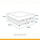 Ver imagem 4 de Box Baú com Colchão de Molas Classic Pocket Queen 158cm
