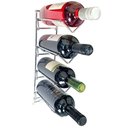 Ver imagem 2 de Conjunto de 4 Suportes 25cm para Taças e 2 Adegas de Parede para Vinho Duler Aço Cromado