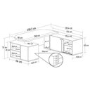 Ver imagem 4 de Mesa em U Presidente com Tomadas Tamburato Corp A06 Carvalho/branco - Mpozenato