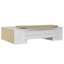 Ver imagem 1 de Mesa em U Presidente com Tomadas Tamburato Corp A06 Carvalho/branco - Mpozenato