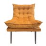 Poltrona Decorativa Tati Suede Mostarda - Dominic Decor - 3