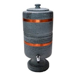Filtro de Água de Pedra Sabão Torneira e Vela Completo 6 L São José Filtro 6 Litros - 1
