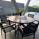 Ver imagem 4 de Mesa de Jantar Perpétua 1,40m com Centro Giratório para Cozinha, Edícula