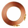 Tubo de Cobre 3/8 para Gas para Cozinha 5 Mts com Bico Mangueira - 1