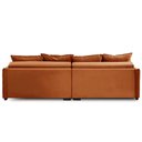 Ver imagem 7 de Sofá Retrátil e Reclinável 2,30m Mariah Veludo Terracota Madelina Decor