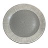 Prato Raso Cerâmica Cinza 27cm Resistente À Riscos e Manchas - 1