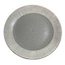 Ver imagem 1 de Prato Raso Cerâmica Cinza 27cm Resistente À Riscos e Manchas