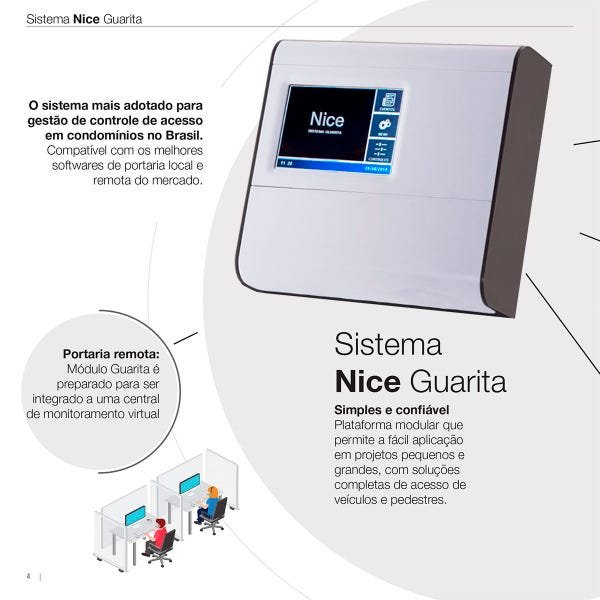 Módulo Guarita IP Mg3000 Controle de Acesso Nice Linear Hcs - 3