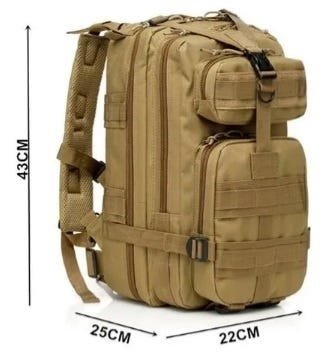 Mochila Militar  Masculina Feminina Impermeável - 1