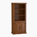 Ver imagem 3 de Estante Livreiro Multiuso Imperial 9040 com 02 Portas e 05 Prateleiras Imbuia - Mpo