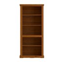 Ver imagem 4 de Estante Livreiro Multiuso Imperial 9040 com 02 Portas e 05 Prateleiras Imbuia - Mpo