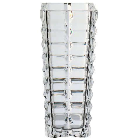 Vaso Decorativo Enfeite Casa Quadrado Home&co Eco Crystal 29x12x12cm Transparente