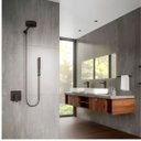 Ver imagem 5 de Acabamento Monocomando Chuveiro Level Black Matte Noir Deca