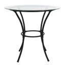 Ver imagem 6 de Conjunto de Mesa com tampo 4 Cadeiras Happy Hour Varanda Área Sacada Edícula Empilhável Preta