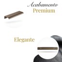 Ver imagem 3 de Kit 20 Puxadores Drop 30cm Alumínio Sobrepor para Móveis e Gavetas Ouro Envelhecido