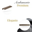Ver imagem 2 de Kit 20 Puxador Drop Alumínio Porta Gaveta Móveis Planej 30cm - Ouro Envelhecido