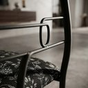 Ver imagem 4 de Kit 6 Cadeiras Paraty Corino Preto Lirio Tubo Preto Fosco