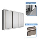 Ver imagem 7 de Guarda Roupa Casal 3 Portas 6 Gavetas Nápoli Minastex
