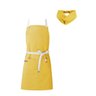 Avental e Faixa de Cabelo Amarelo Chef Cozinha Atelie Loja - 1